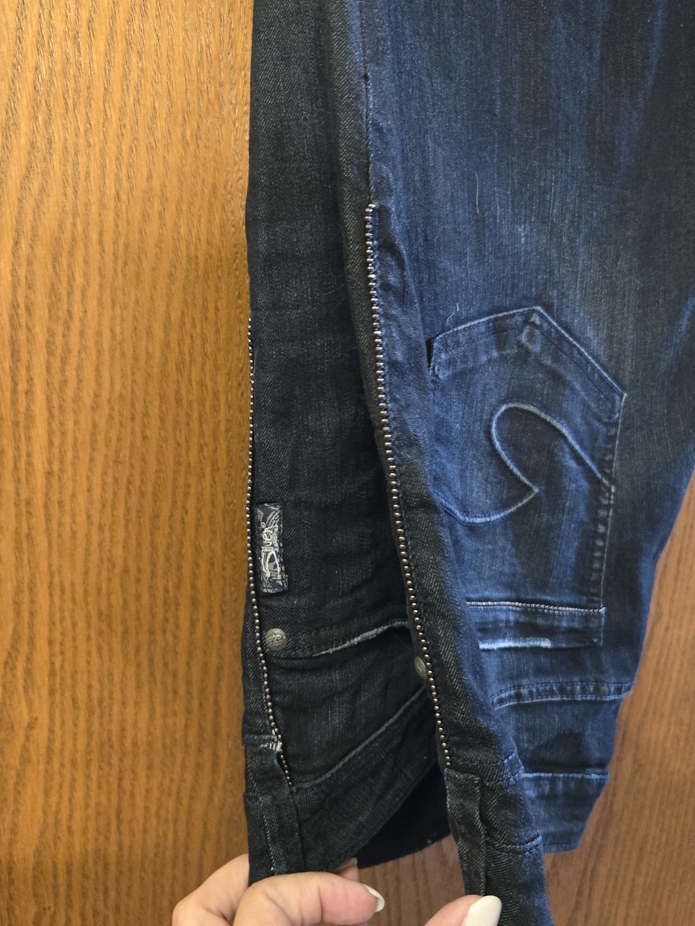 Silver Jeans Dark Blue Denim Women's Plus Size Skinny Jeans
